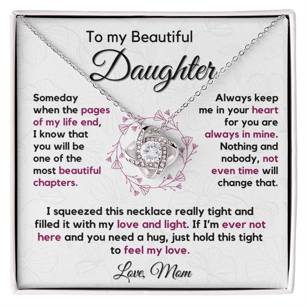 Daughter Gift (Love, Mom) - Always in My Heart