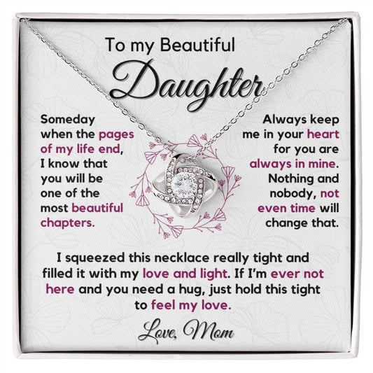Daughter Gift (Love, Mom) - Always in My Heart
