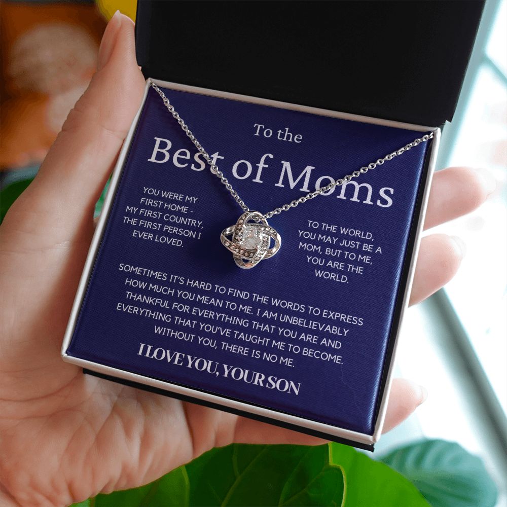 Gift for Mom (Love, Son) - To Me You Are the World