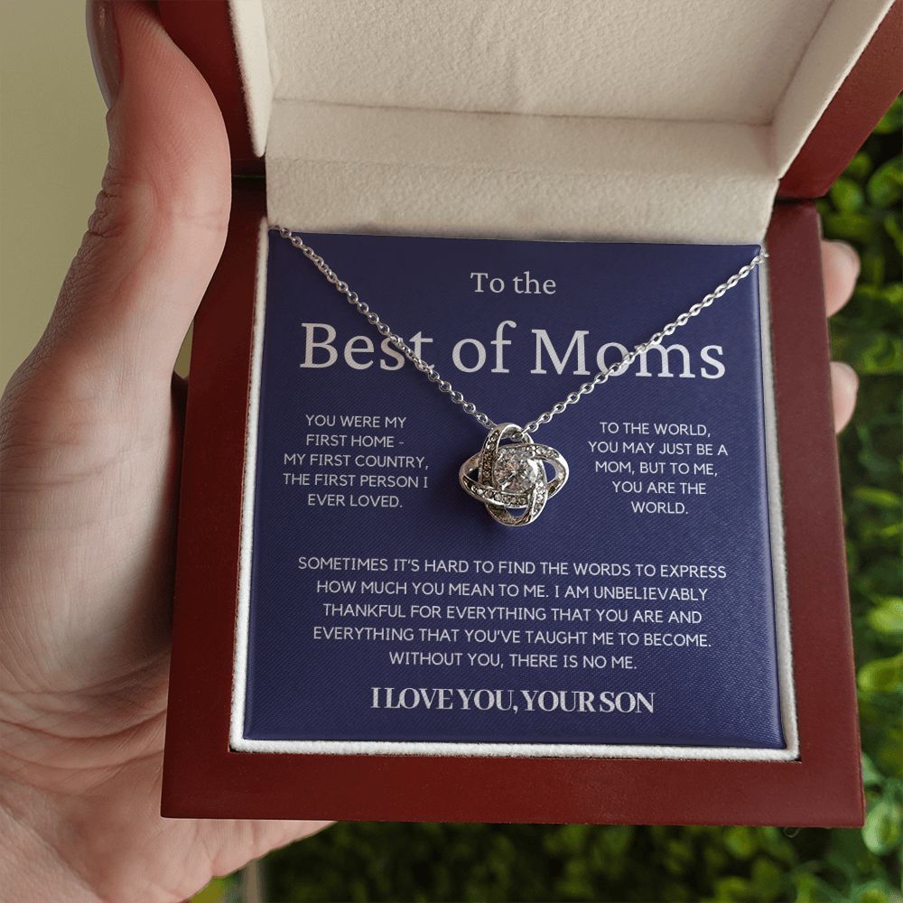 Gift for Mom (Love, Son) - To Me You Are the World