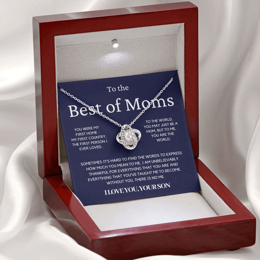 Gift for Mom (Love, Son) - To Me You Are the World